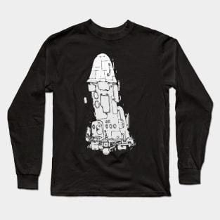 Robot Doodle Monster 10 Long Sleeve T-Shirt